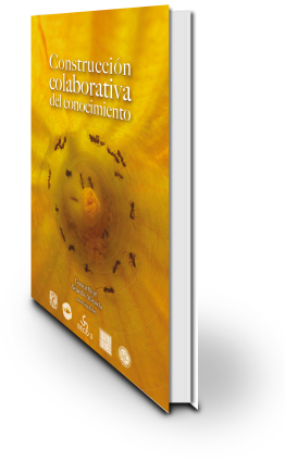 Portada del libro "Construcción Colaborativa del Conocimiento" (3D)